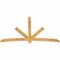 Ekena Millwork Alberta Rough Sawn Timber Gable Bracket, Western Red Cedar, 84"W x 53"H x 2"D x 4"F, 15/12 Pitch GBW084X53X0204ALB00RWR - alternate 2
